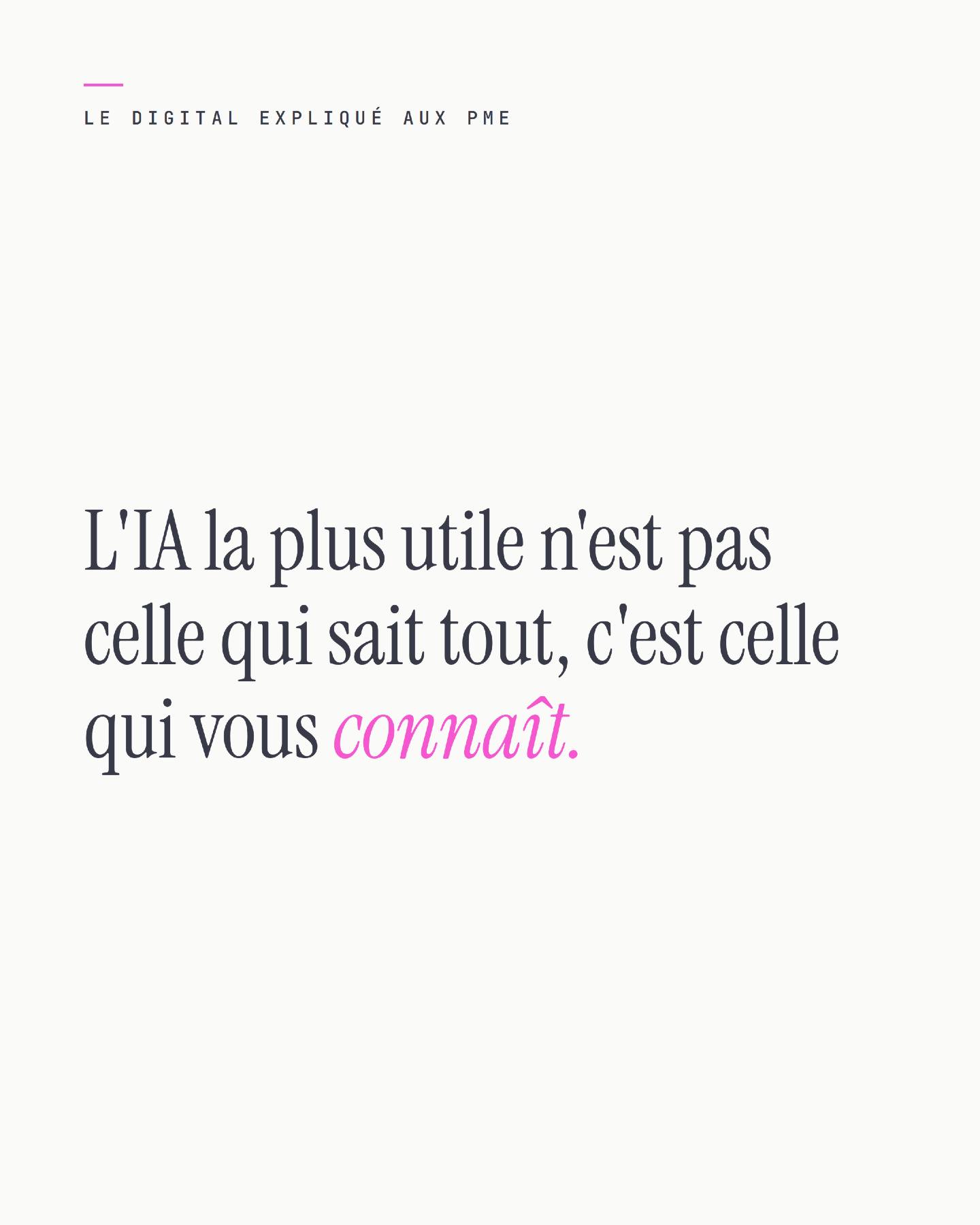 Beaucoup d'entreprises attendent de l'IA qu'elle mette de l'ordre dans leur organisation.

Mais c'est souvent l'inverse qui doit se produire.

Une IA ne peut pa